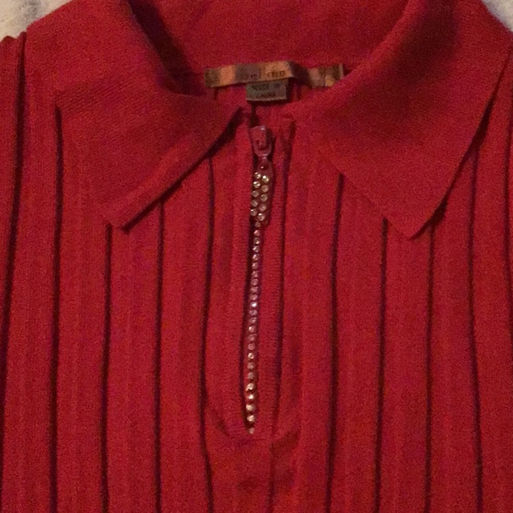 Ladies red top